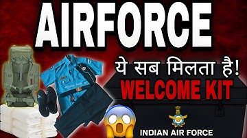 Indian Airforce Welcome Kit Unboxing ✈️😱 | Full Details for New Cadets🔥👊