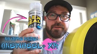 FLEX SEAL + ONEWHEEL XR = NO MORE NOISE - Noise Test - Riding Footage
