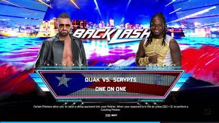 WWE2K24 DIJACK vs SCRYPTS Gameplay Match & News - Hindi Commentary