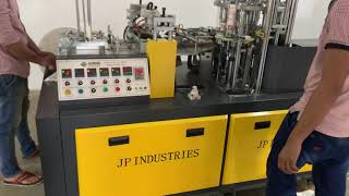 Fully Automatic High speed paper cup machine by JP INDUSTRIES + 91 8866650880