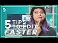 5 Tips to Edit FASTER! | Wondershare Filmora Tutorial