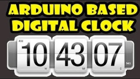 Digital Clock Using Arduino UNO | TinkerCAD | Circuit Designing | #Arduinoprojects #Digitalclock