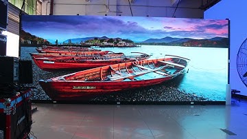 Small pixel pitch  front service led display.