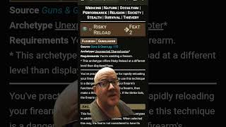 A Common Gunslinger Complaint Seems to Ignore the Solution Exists #pathfinder2e