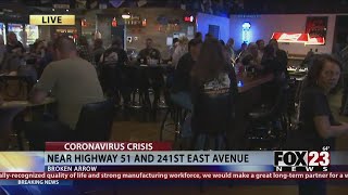 Bars reopen in Broken Arrow