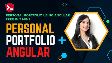 Create Portfolio Using Angular and Bootstrap | @CodingKnowledge