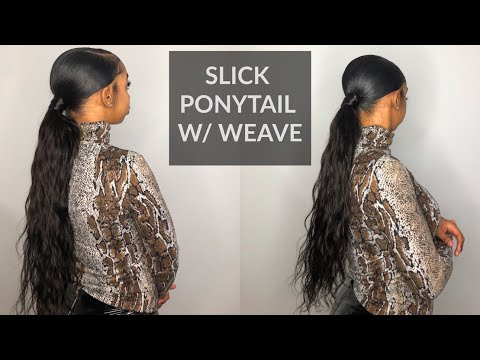 Slick Ponytail With Weave Trendsisters Beauty Krew