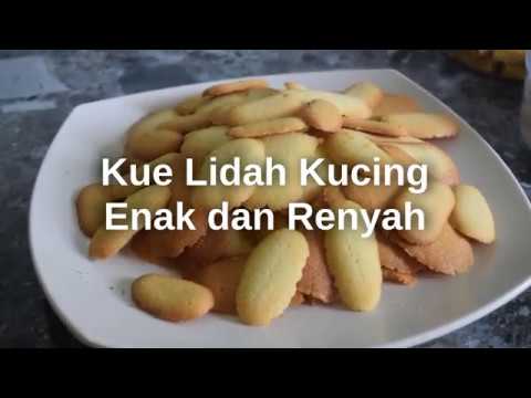 Resep Kue Lidah Kucing Lembut Renyah Enak | Cara Membuat ...