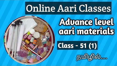 Advance level aari class - 1, Advanced level aari materials, #aariwork