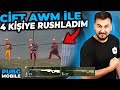 ÇİFT AWM İLE 4 KİŞİYE RUSHLADIM! / PUBG MOBILE