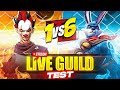 [LIVE🔴] DAY-8 FACECAM💀 TENX ARMY 1V4 GUILD TEST❤️ #guildtest #freefire #faceca