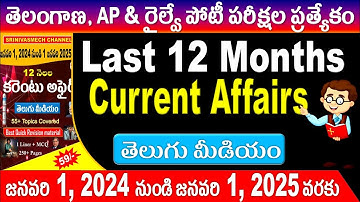 Last 1 year Current Affairs 2025 Jan Updated for all Aspirants by SRINIVASMech