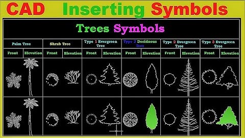 ||How to Insert Cars,Trees,Windows etc||Inserting Symbol in CAD||+Template to Download