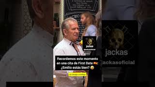Recordemos este momento en una cita de First Date 🇪🇸: ¿Emilio estás bien? 🤣