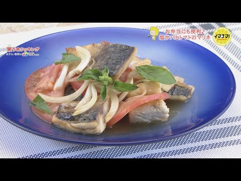 塩サバとトマトのマリネ【お弁当にも！夏の作り置きレシピ】