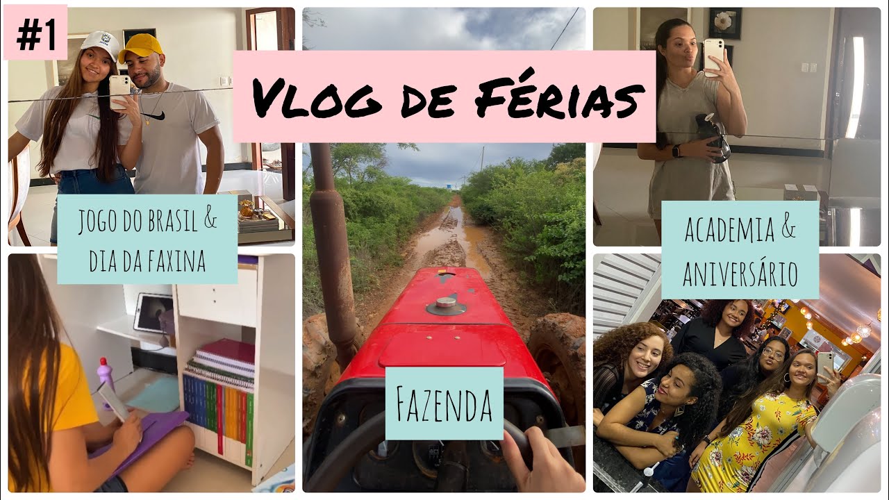 Vlog de Férias 1 Gabrielle Xavier YouTube