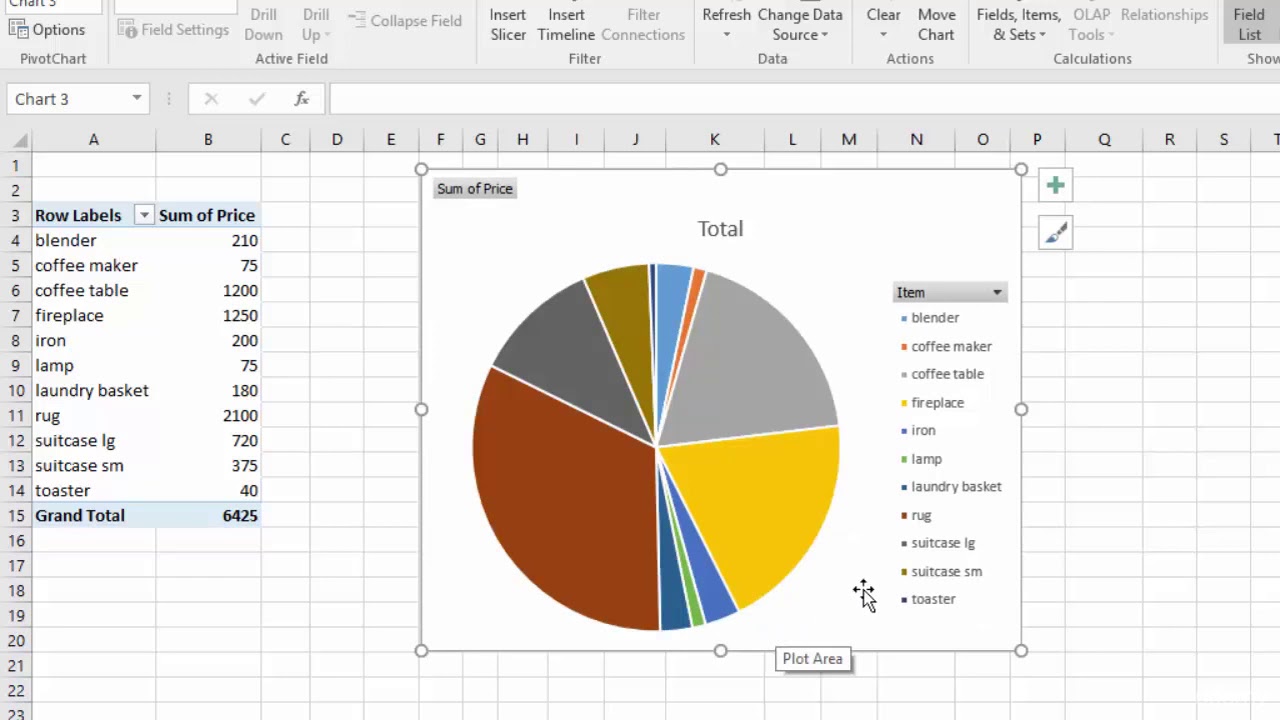 Pivot Charts in Excel - YouTube