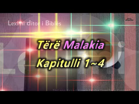 [Leximi i Biblës] Tërë Malakia.(말라기 전체)/Bibla audio shqip/Albanian language
