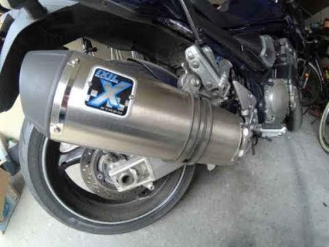 New Exhaust Bandit 1200 Ixil Hexoval Xtrem Sove Mój Nowy Wydech - Youtube