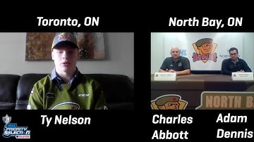 North Bay Battalion Announce Ty Nelson as First Overall Pick in 2020 OHL Priority Selection