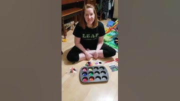 Magic Muffin Pan Color Sorting