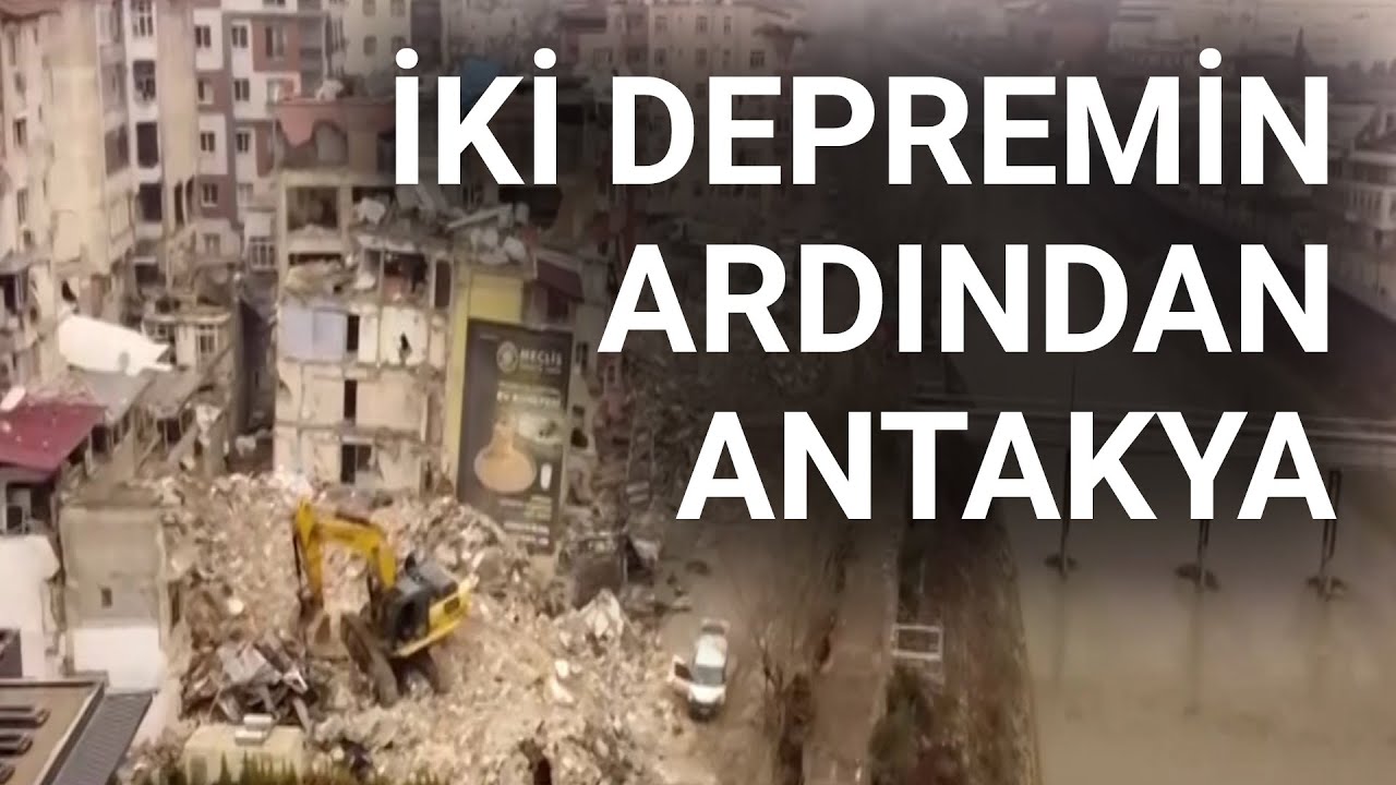 @NTV 3 dakika arayla iki depremin ardından havadan Antakya