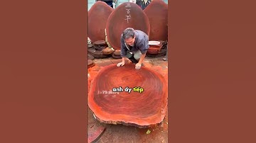 Một khúc gỗ to nhưng anh ấy lại làm điều này với nó