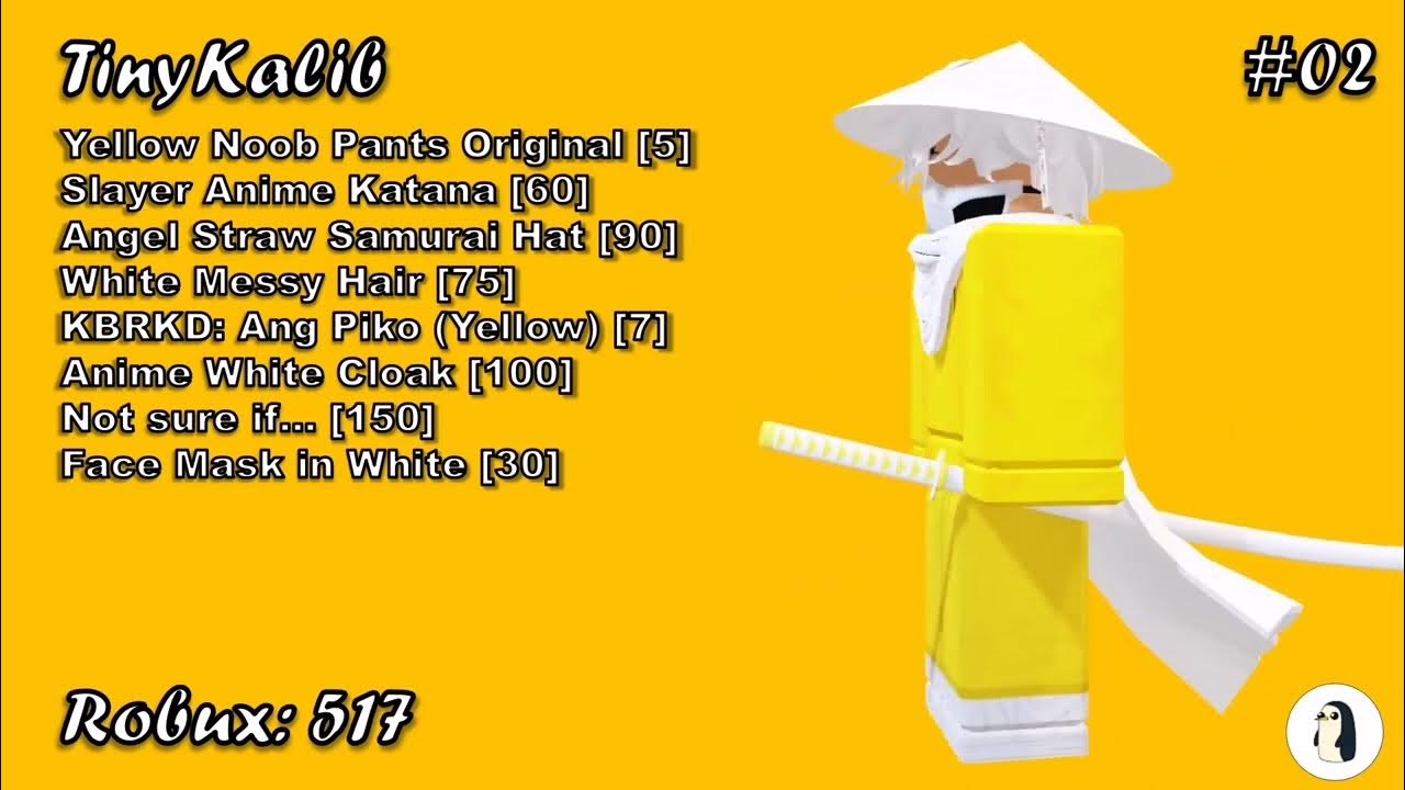 Angel Straw Samurai Hat Roblox Outfits [Episode 50] YouTube