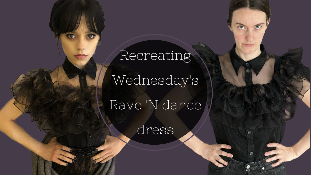 Recreating Wednesday's Rave'N Dance Dress - Part 1: The Shirt 