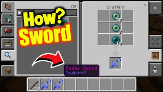 How to Craft &quot;Powerful Swords&quot; in MCPE