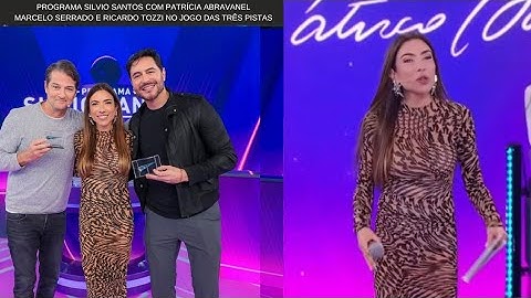 Programa Silvio Santos com Patrícia Abravanel sbt ao vivo 06/07/2025
