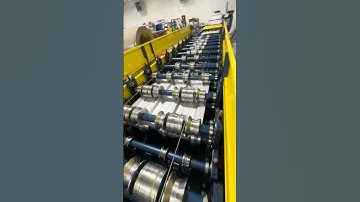 Rolling Galvalume PBR-Panel metal roofing this AM! #rollformmachine #rollform #rollforming #machine