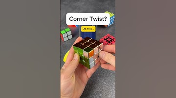 How to solve a corner twist with AI #funny #cubing #entertainment