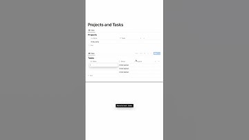Simple Project Management in Notion #notion #notiontips