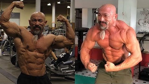Master Roshi Exists in real life |60 Years old Shredded Grandpa -Nhon Ly| #gymmotivation #gymstatus