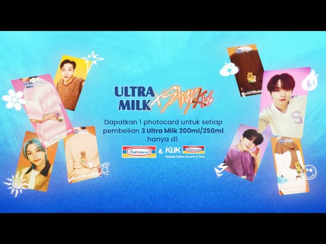 NEW! Ultra Milk X Stray Kids Double-Sided ULTRAoddinary
