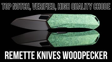 No Screws, No Problems - Remette Knives Woodpecker