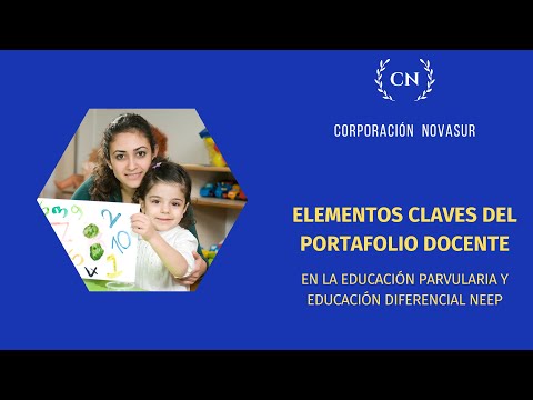 Elementos Claves del Portafolio Docente en la Educación Parvularia y Ed. Especial NEEP.