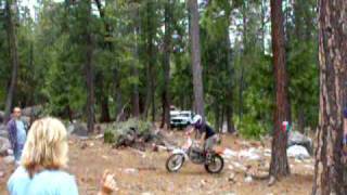 not crashing a vintage trials bike