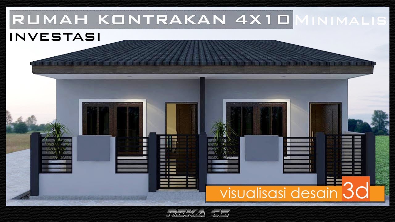 RUMAH KONTRAKAN MINIMALIS 4MX10M YouTube