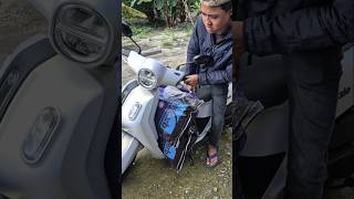 Zaki Zikra Capek Naik Motor Perjalanan Ke Sdanolawa