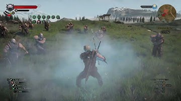 Witcher 3 - Magic Spells for Signs Mod test#2