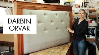 In this video I make an upholstered mahogany headboard. Learn how to do build the frame and do the tufting to personalize your ...