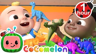 Dinosaur Song With Jj And Cody | Dinosaur Toys | Cocomelon Nursery Rhymes & Kids Songs