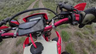 Random dual track riding on the '23 CRF300L