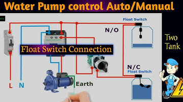 Water Pump Motor Auto Control | float switch wiring Diagram | Water Motor Auto System | float switch