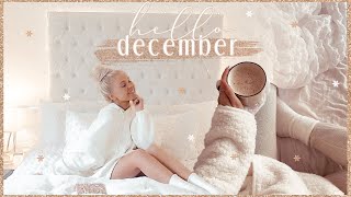 Hello, December | cosy winter cooking, making a christmas bucket list + more decorating ✨