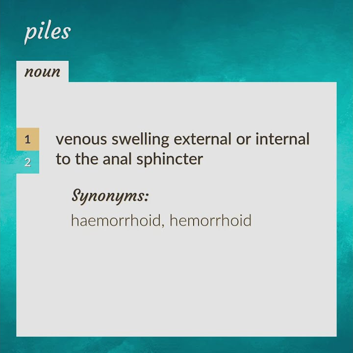 Piles Meaning Of Piles YouTube piles-meaning-of-piles-youtube
