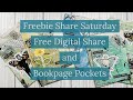 It&#39;s Freebie Share Saturday! Using Trash and Household Items To Add Background to Book Page Pockets?