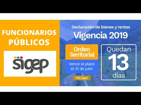 SIGEP Tutorial Declaracion de renta y bienes FUNCIONARIOS PUBLICOS